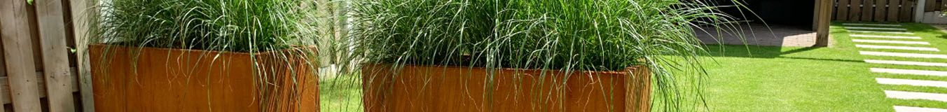 Floreiras retangulares