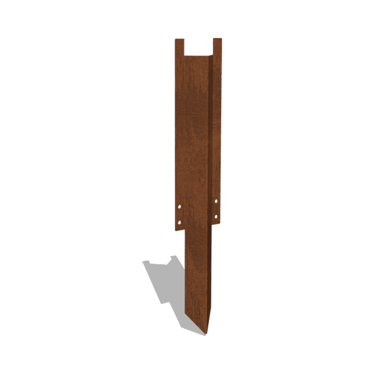 Estaca superior aço corten 34 - 37,5 cm