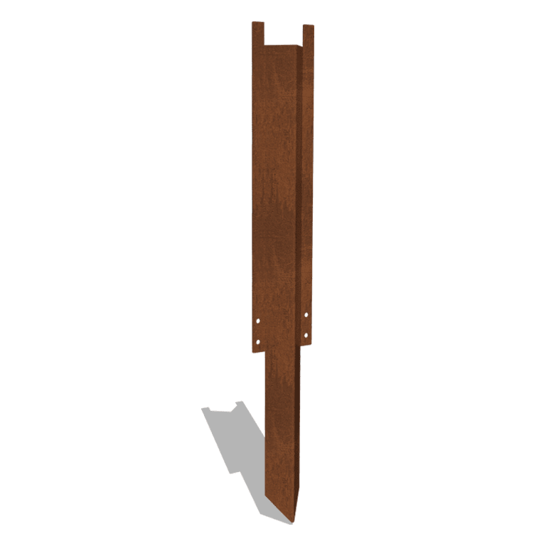 Estaca superior aço corten XL 45 cm