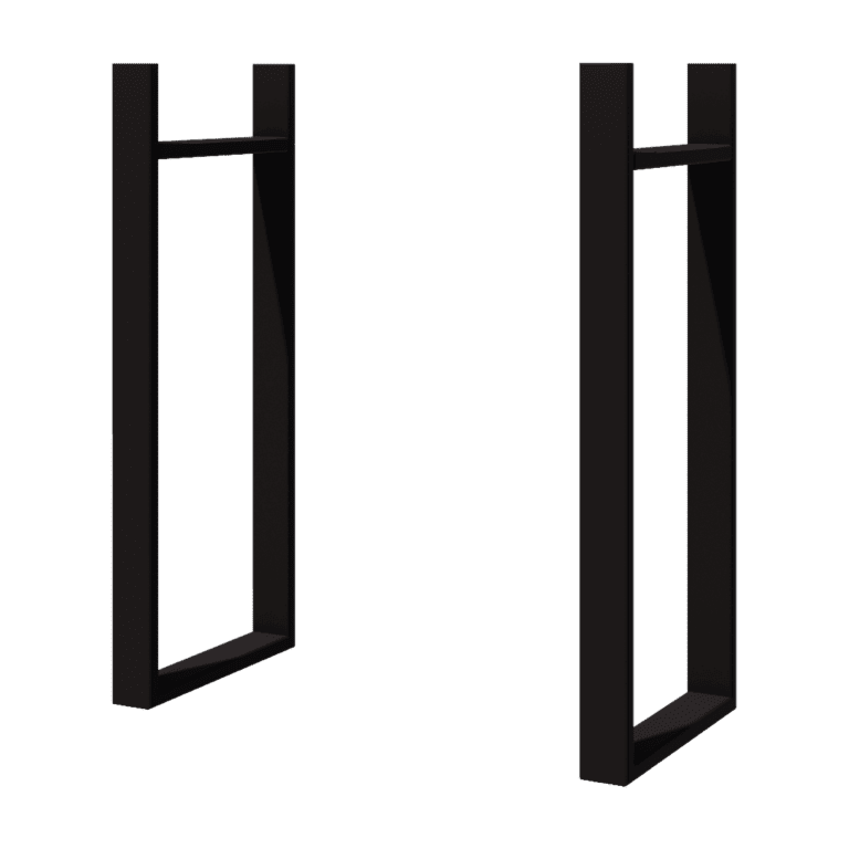Floreira vertical preto 80 cm