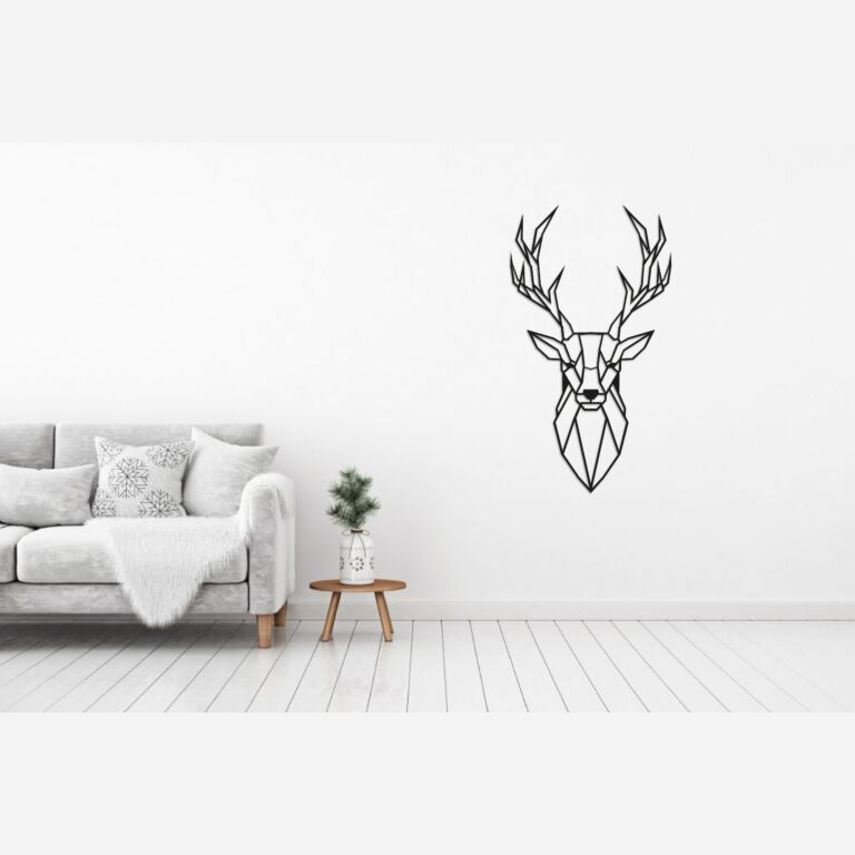 Cervo Decoração de parede em metal 1.0