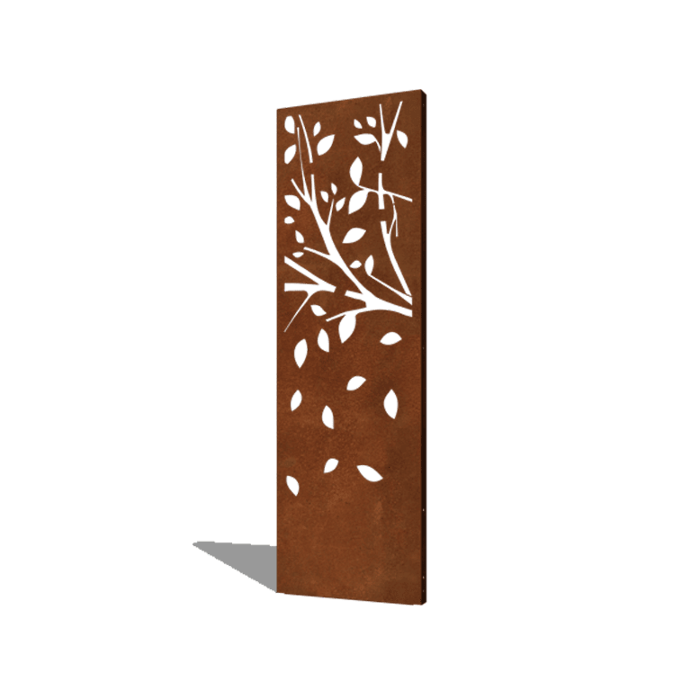 árvore Aço corten peça 3 60 x 6 x 190 cm