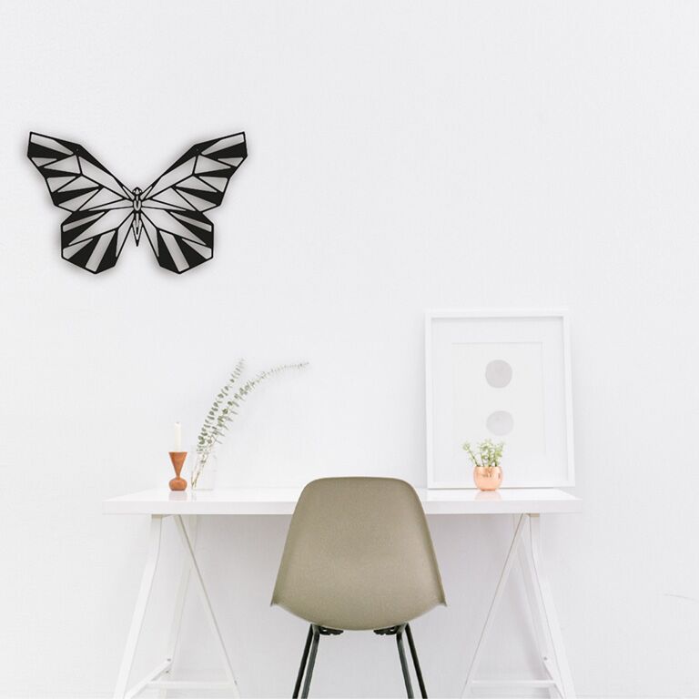 Borboleta Decoração de parede em metal 2.0