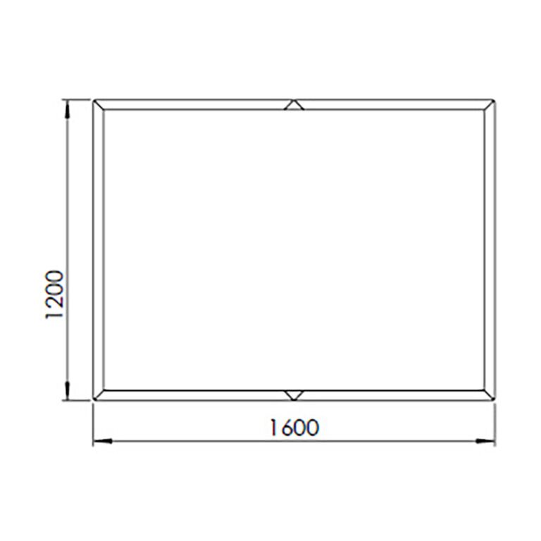 floreira Aço revestido a pó Texas xxl 160 x 120 cm