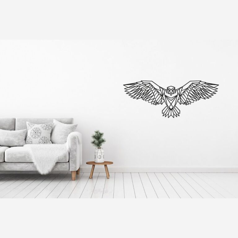 Decoração de parede em metal Águia