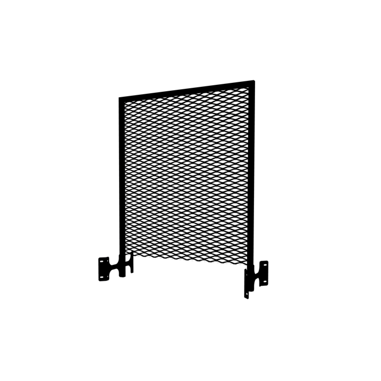 Grade para plantas trepadeiras preto 100 x 40 cm