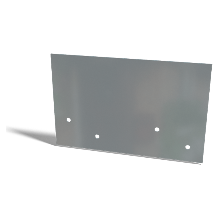 placa de acoplamento direito Camada de aço galvanizado 12 - 15 cm