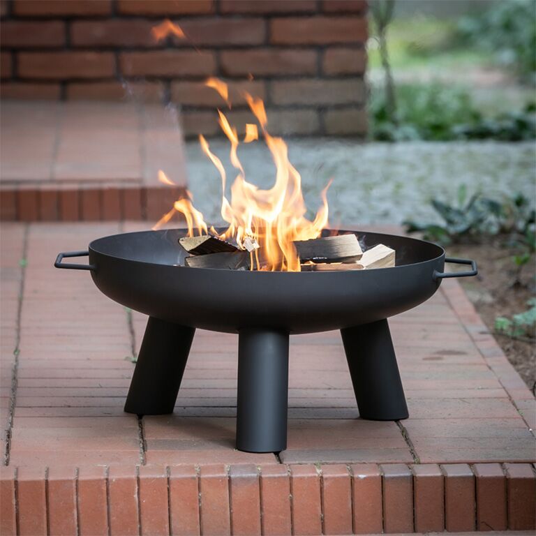 Braseiro em aço preto Louisiana 108 x 98 x 31 cm (Até fim de stock!)