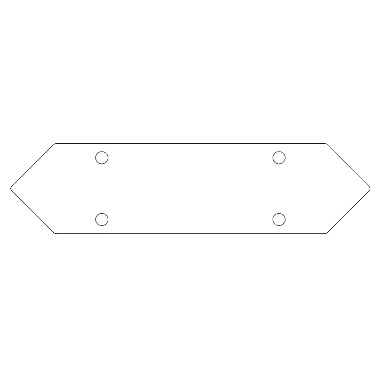 conector da Placa de fundo aço galvanizado 30 cm