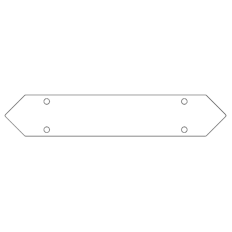 conector da Placa de fundo aço galvanizado 40 cm