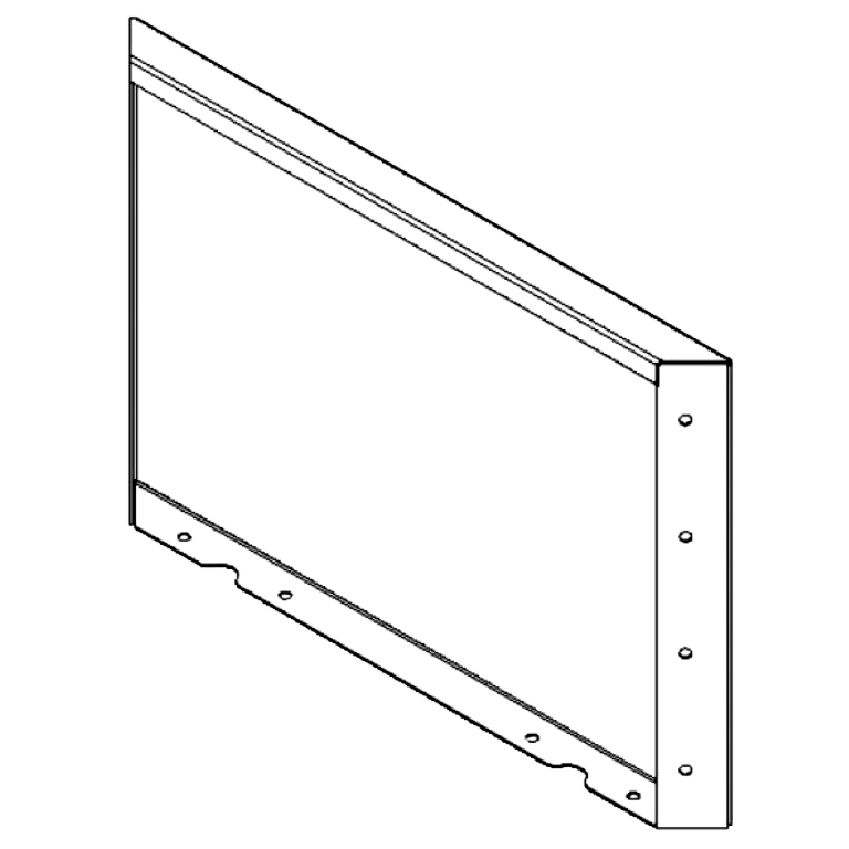 painel Aço revestido a pó 40 x 60 cm