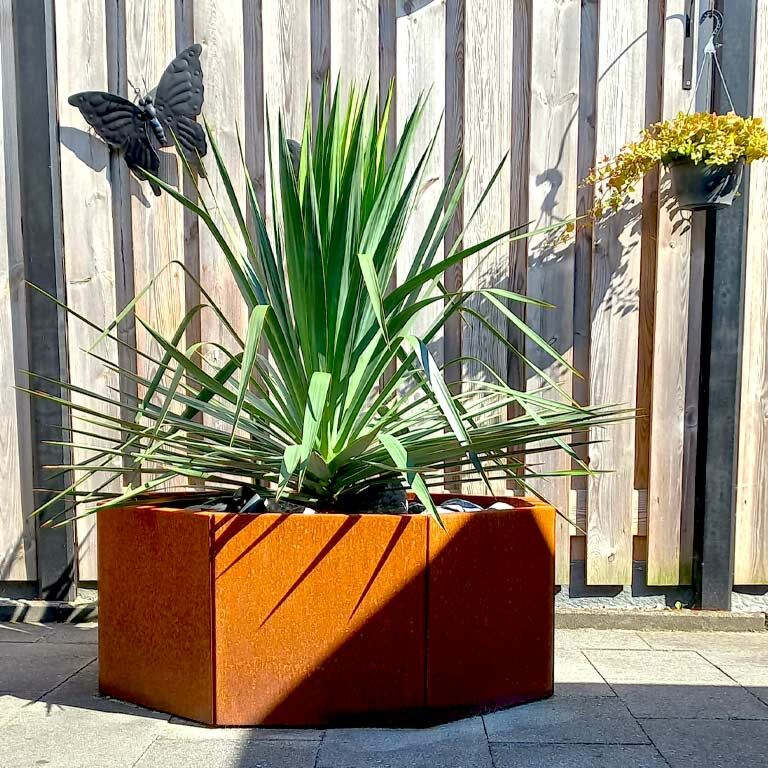 Floreira em aço corten Chicago 20