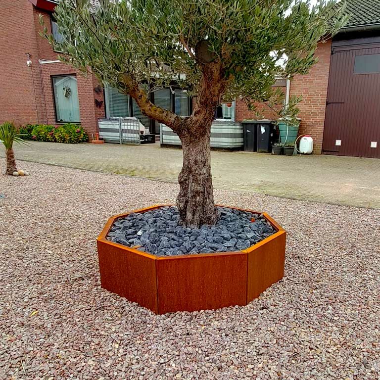 Floreira em aço corten Chicago 50