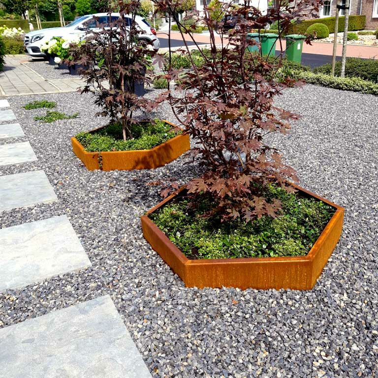 Floreira em aço corten Denver 120