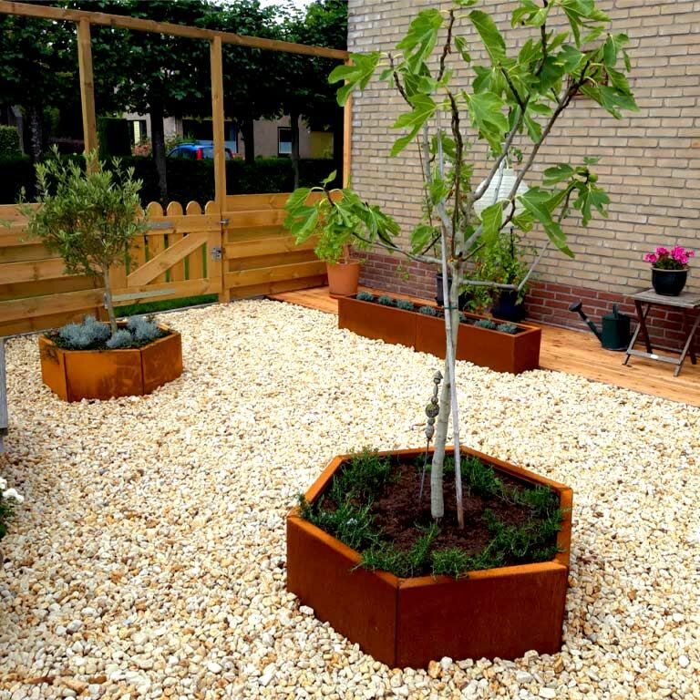 Floreira em aço corten Denver 50