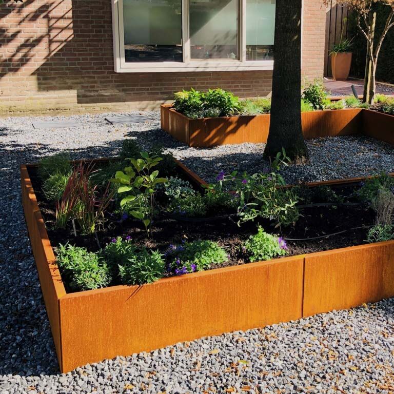 Floreira em aço corten Kansas 120