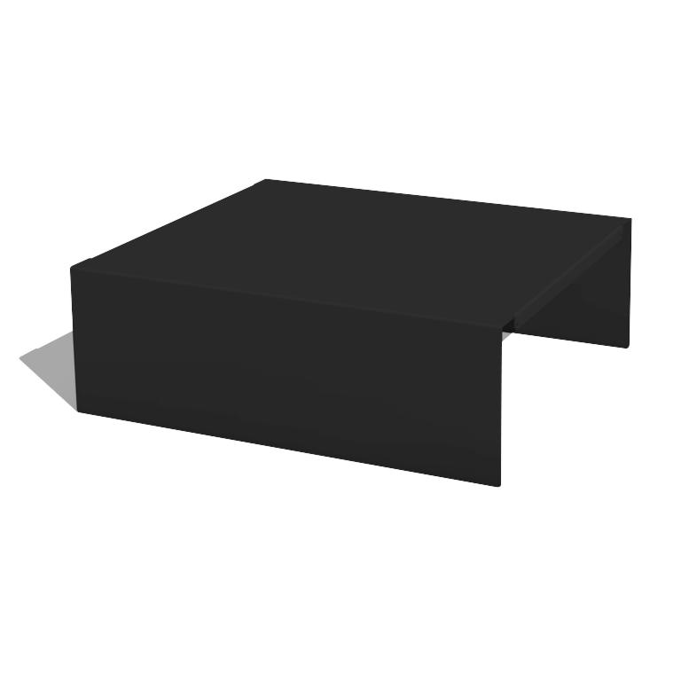 Plataforma para floreira em aço com revestimento em pó 60 x 51 x 20 cm