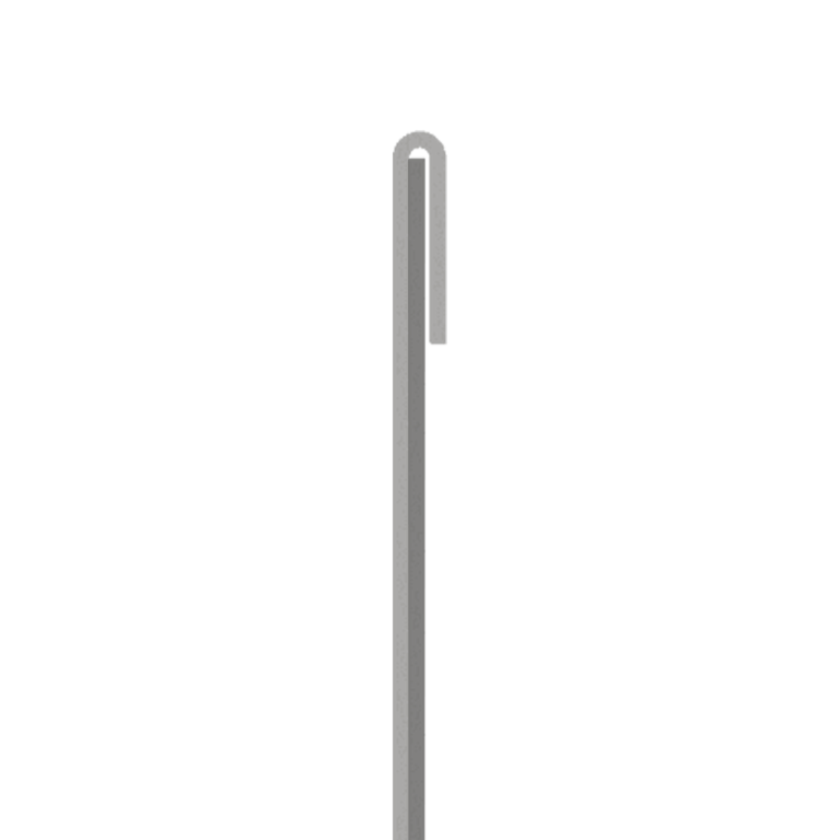 placa de acoplamento direito Camada de aço galvanizado 12 - 15 cm