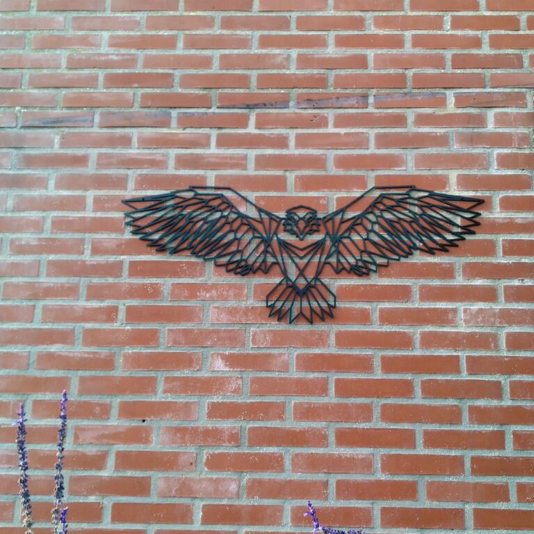 Decoração de parede em metal Águia