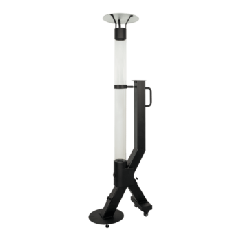 Aquecedor a pellets de Exterior - Rocket - Preto