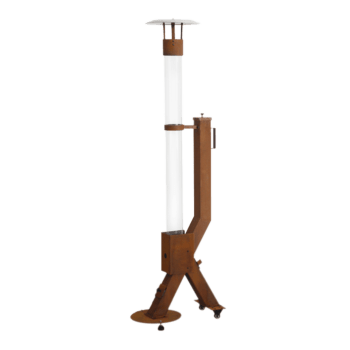 Aquecedor a pellets de Exterior - Rocket - Corten