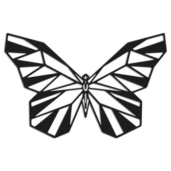 Borboleta decoração de parede em metal 2.0