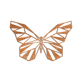 Borboleta Decoração de paredes em aço corten 2.0