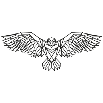 Decoração de parede em metal Águia