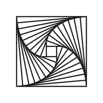 Decoração de parede em metal - Formas geométricas 3.0 Small - 30 x 30 cm Decoração de parede em metal - Formas geométricas 3.0 Small - 30 x 30 cm