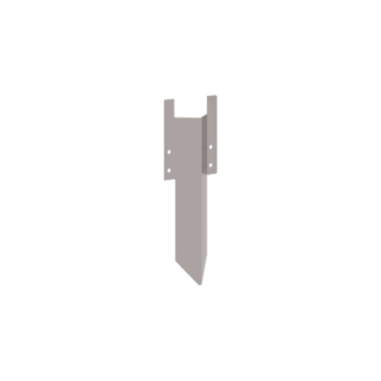 Estaca inferior aço galvanizado 12 - 15 cm