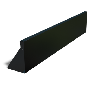 Muro de contenção em aço - Reto - 150 x 30 cm - Outra cor RAL