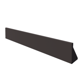 Muro de contenção em aço - Reto - 200 x 30 cm - RAL7016 fosco (cinzento antracite)