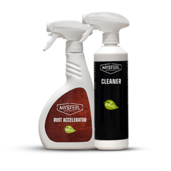 Combinação MySteel Acelerador de ferrugem + desengordurante