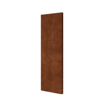 Painel base em aço corten 60 x 6 x 190 cm