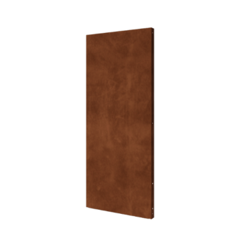 Painel base em aço corten 80 x 6 x 190 cm