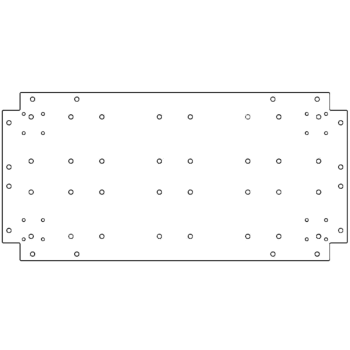 Placa de fundo aço galvanizado 40 x 80 cm
