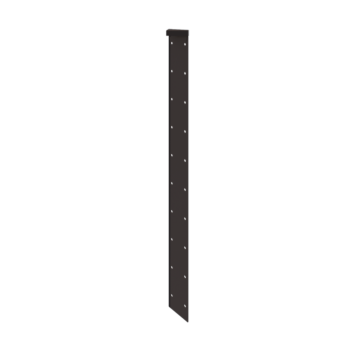 Floreira em aço - Peça de canto 180° - 100 cm - RAL7016 fosco (cinzento antracite)