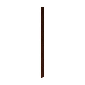 Floreira em aço corten - Peça de canto 30° - 100 cm