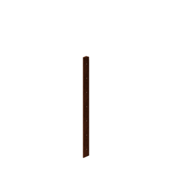 Floreira em aço corten - Peça de canto 30° - 70 cm