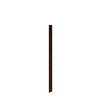 Floreira em aço corten - Peça de canto 30° - 80 cm