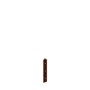 Floreira em aço corten - Peça de canto 45° - 30 cm