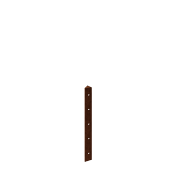Floreira em aço corten - Peça de canto 45° - 50 cm