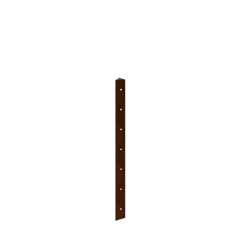 Floreira em aço corten - Peça de canto 45° - 70 cm