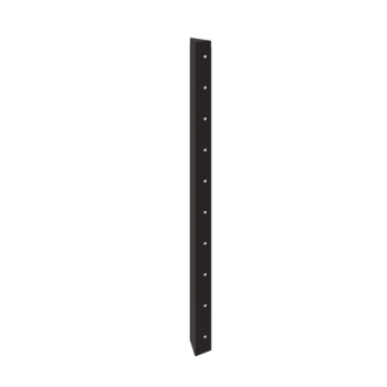 Floreira em aço - Peça de canto 90° - 100 cm - RAL7016 fosco (cinzento antracite)