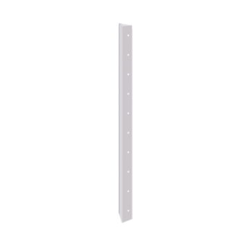 Floreira em aço - Peça de canto 90° - 100 cm - RAL9010 fosco (branco)