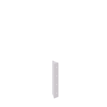 Floreira em aço - Peça de canto 90° - 40 cm - RAL9010 fosco (branco)