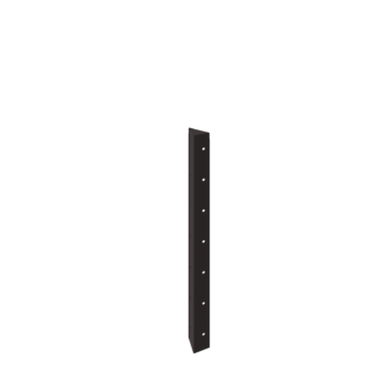 Floreira em aço - Peça de canto 90° - 70 cm - RAL7016 fosco (cinzento antracite)