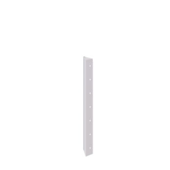Floreira em aço - Peça de canto 90° - 70 cm - RAL9010 fosco (branco)