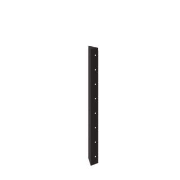 Floreira em aço - Peça de canto 90° - 80 cm - RAL7016 fosco (cinzento antracite)