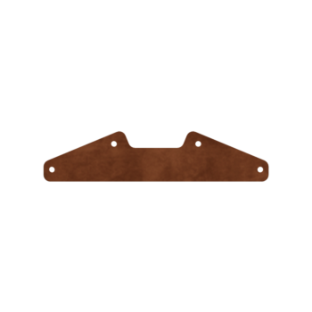 Floreira em aço corten - Placa de ligação - 135°